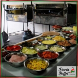 quanto custa buffet de pizza a domicilio Santana